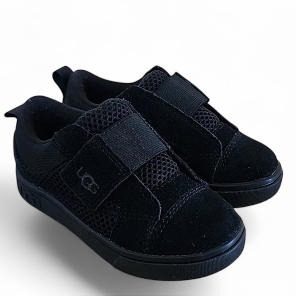 UGG Kids Rennon Low Black Mesh Sneakers